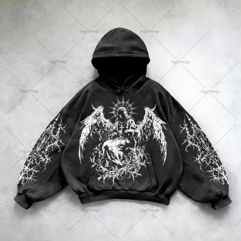 Harajuku Vintage Hoodie - (Unisex)
