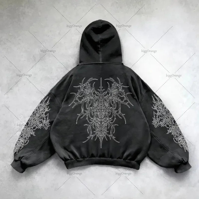 Harajuku Vintage Hoodie - (Unisex)