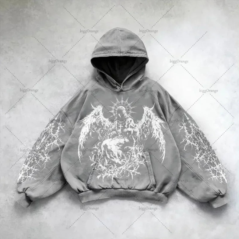Harajuku Vintage Hoodie - (Unisex)