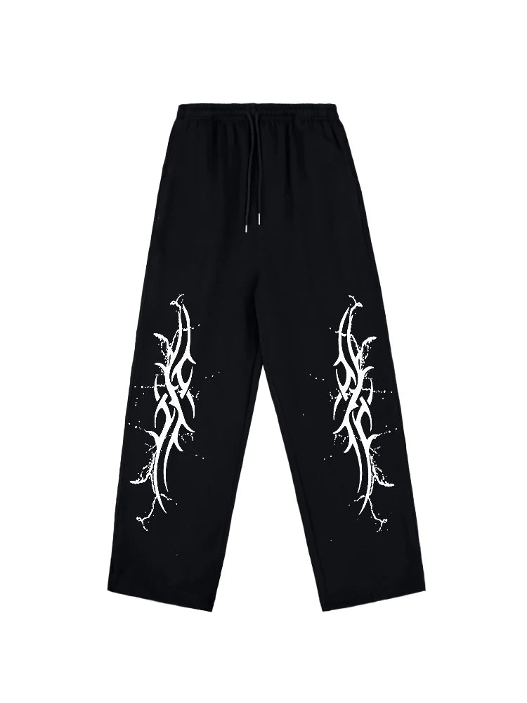 Inferno Baggy Pants - Flame Surge streetwear