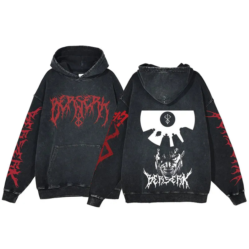 Anime Berserk Hoodie Oversized