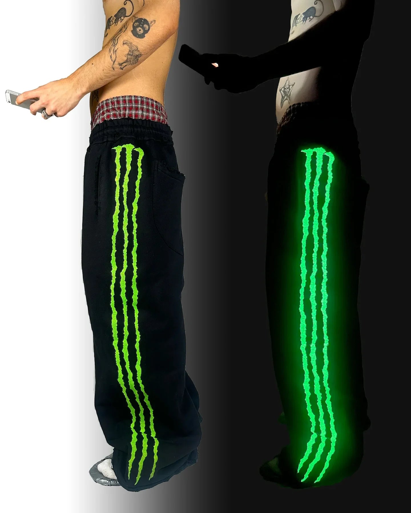 MONSTER Glow Baggy Pants - Unisex