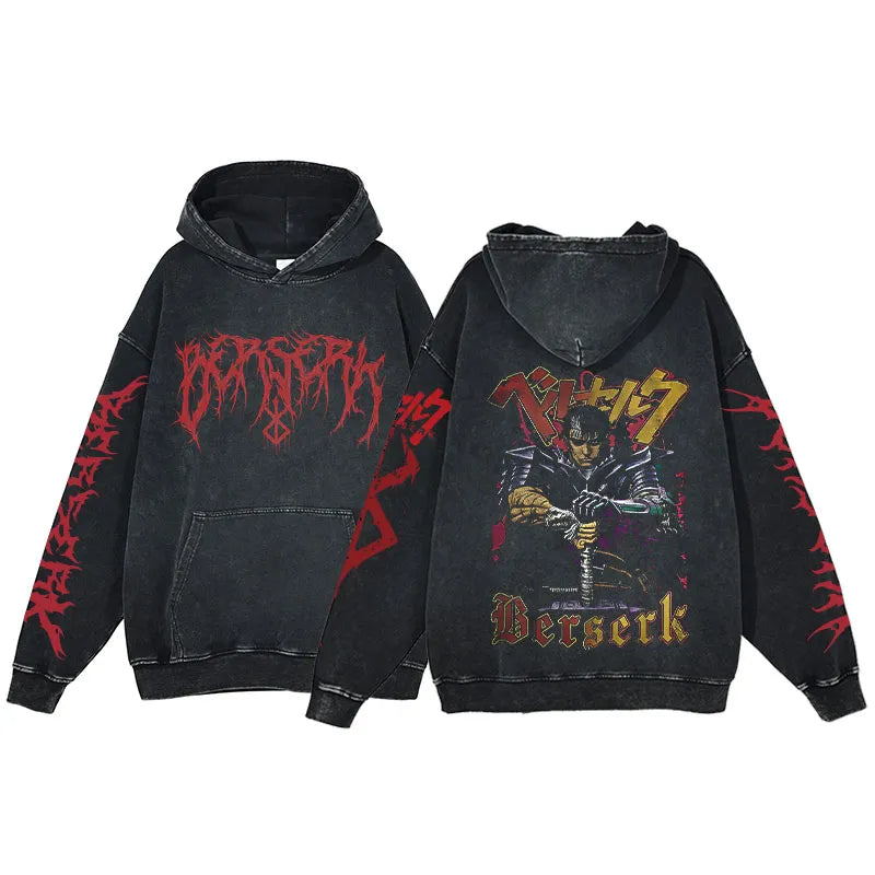 Anime Berserk Hoodie Oversized